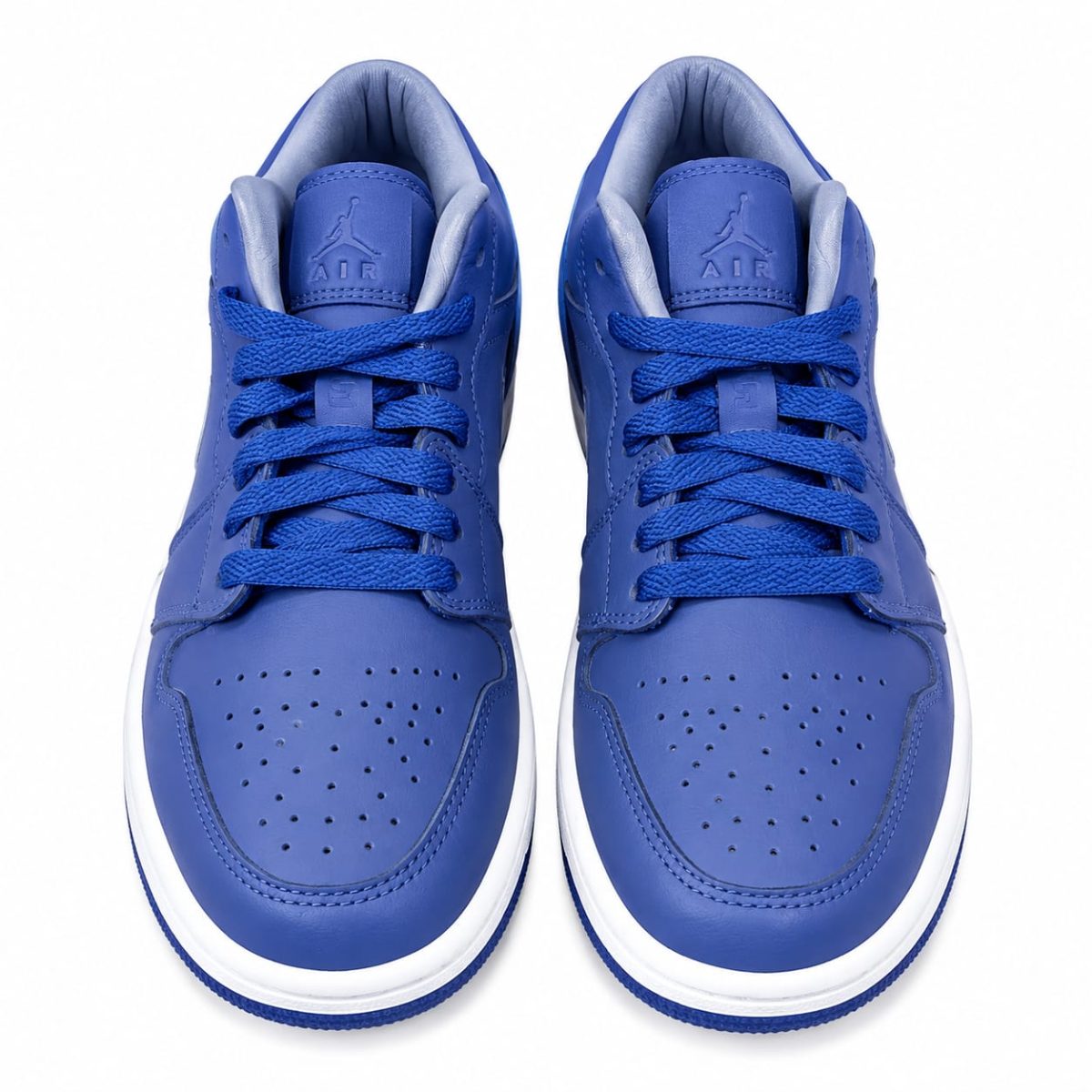 Zapatilla Retro Clásica Azul Con Suela Blanca - Imagen 2