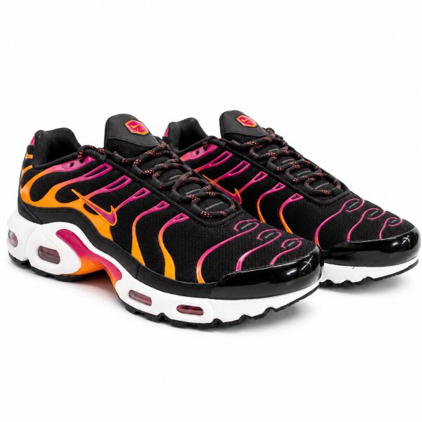 Zapatilla Deportiva Morada-Naranja Con Aire En La Suela