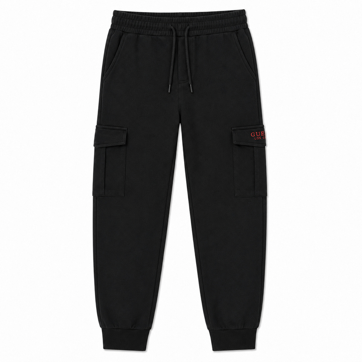 guess conjunto Buzo Jogger Negro Con Detalles Rojos - Imagen 1