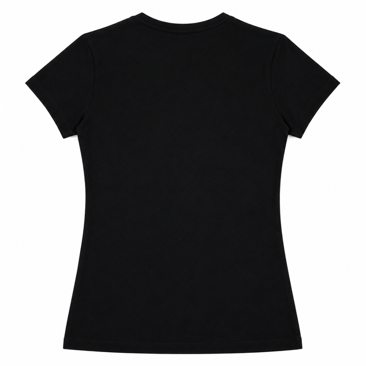 Polera Negra Con Logo En Animal Print Y Brillos - Imagen 2