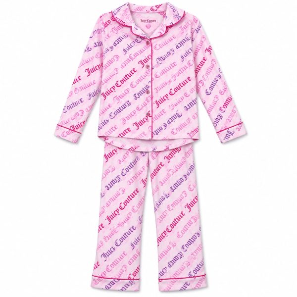 Conjunto Pijama Rosa Multilogo