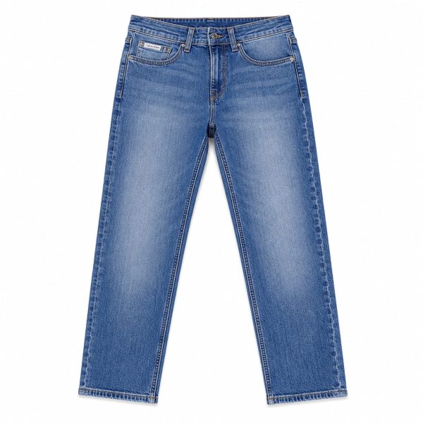 Jeans High Rise Straight Denim