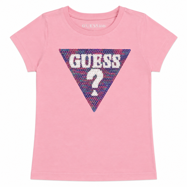 Polera Rosada Con Lentejuelas