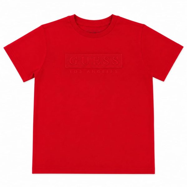 Polera Roja Logo Rojo
