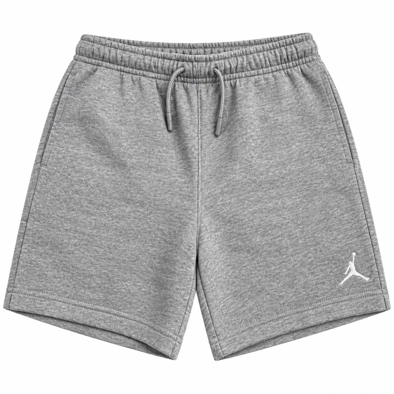 SHORT Gris jordan buzo Short Bermuda Gris Con Logo Jumpmann Blanco - Imagen 1