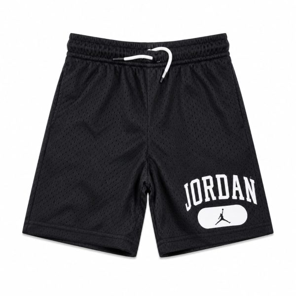 Short Negro Con Logo Lateral Blanco
