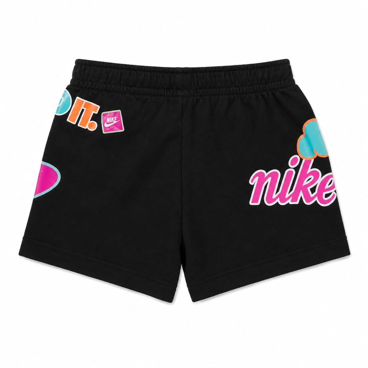Short Negro Con Diseño Multicolor - Imagen 2
