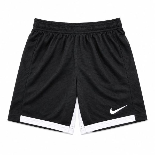 Short Deportivo Negro Con Detalles Blancos