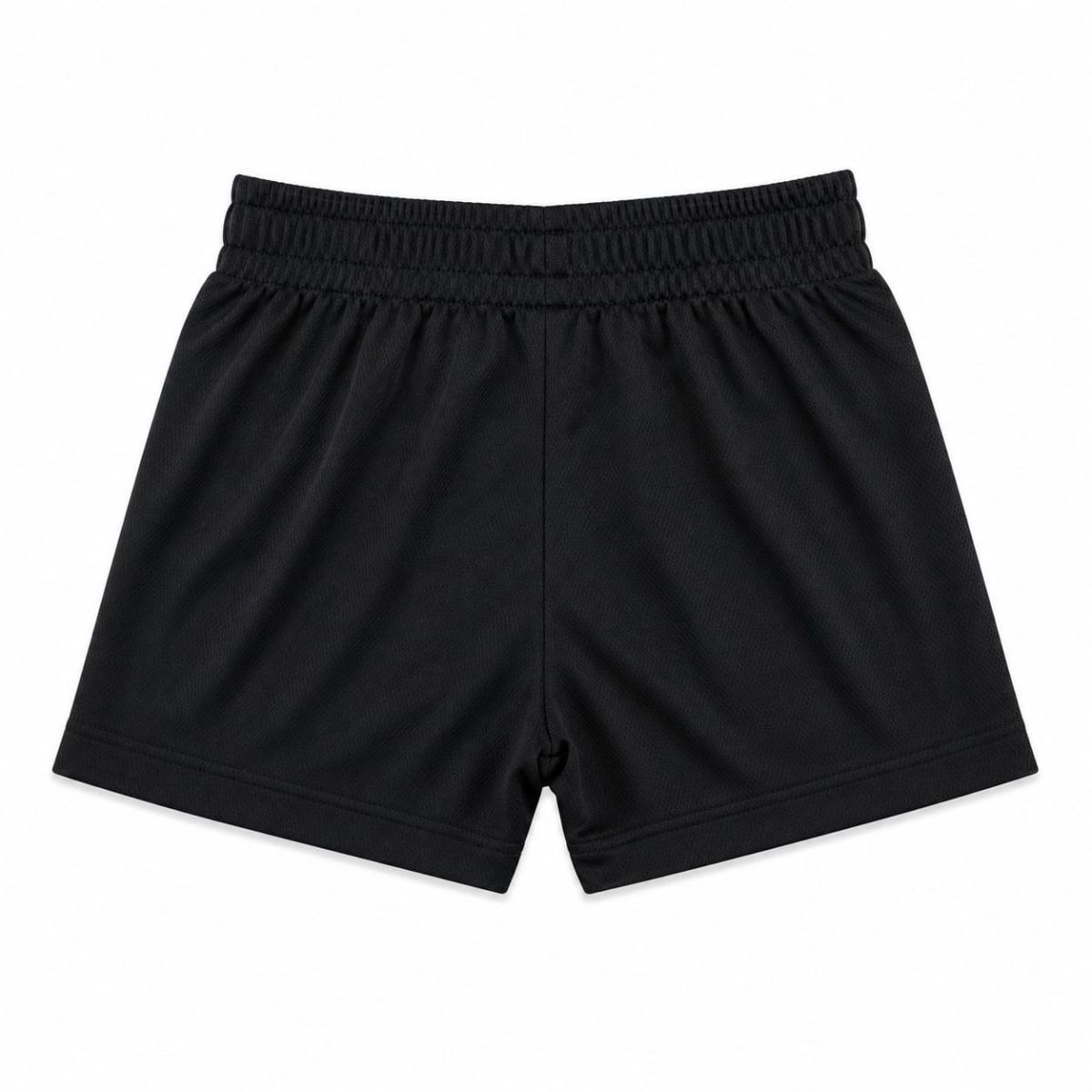 Short Negro Con Logo Lateral Bajo Blanco - Imagen 2