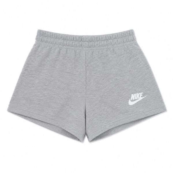 Short Gris Con Logo Lateral Blanco
