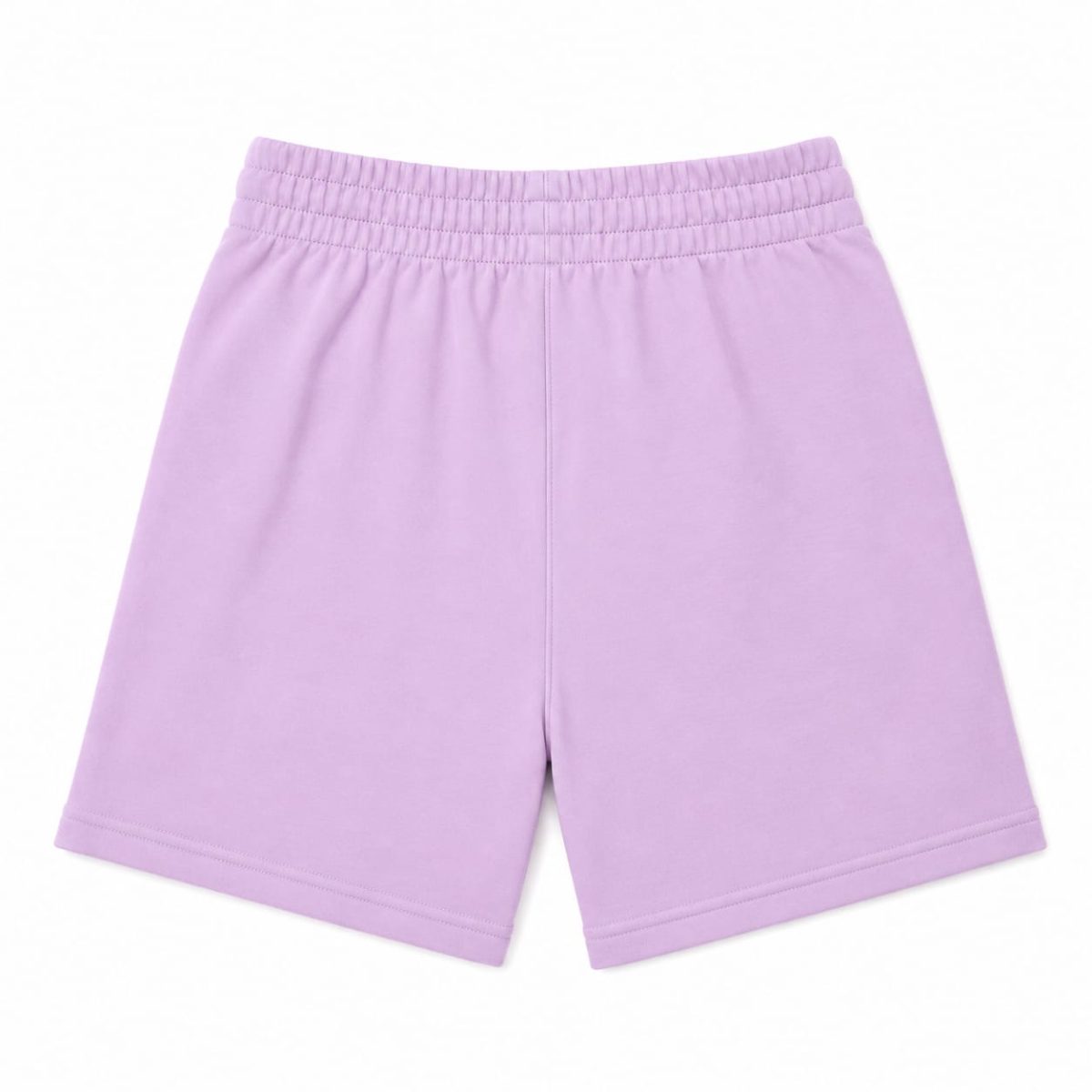 Short Lila Con Logo Lateral Bajo Blanco - Imagen 2
