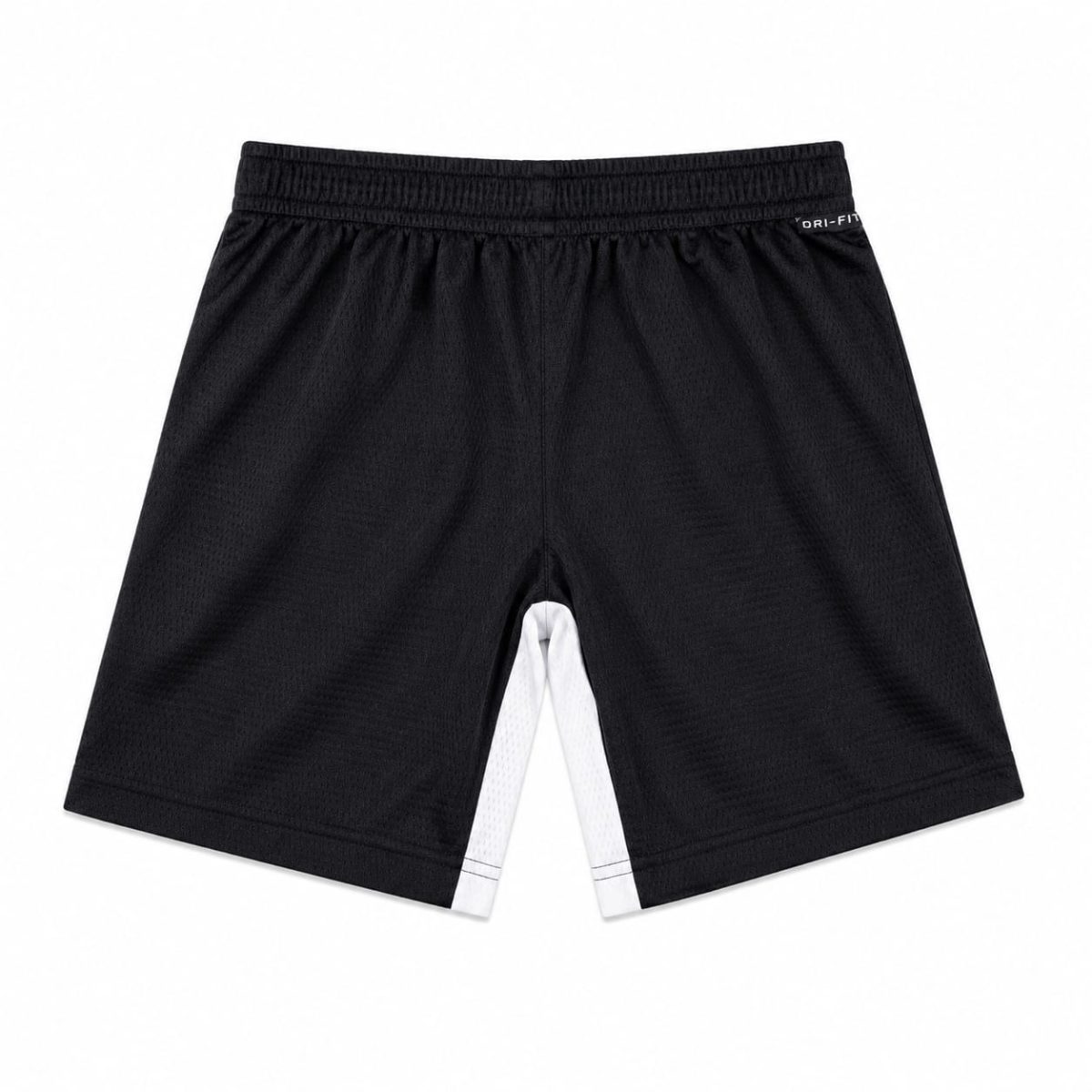 Short Deportivo Negro Con Detalles Blancos - Imagen 2