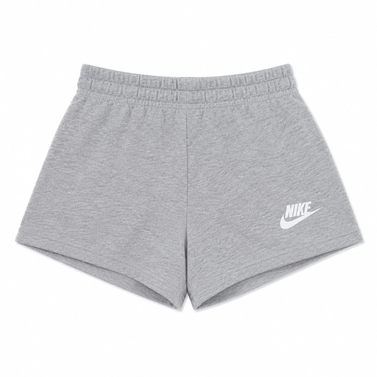 Short Nike Short Gris Con Logo Lateral Blanco - Imagen 1