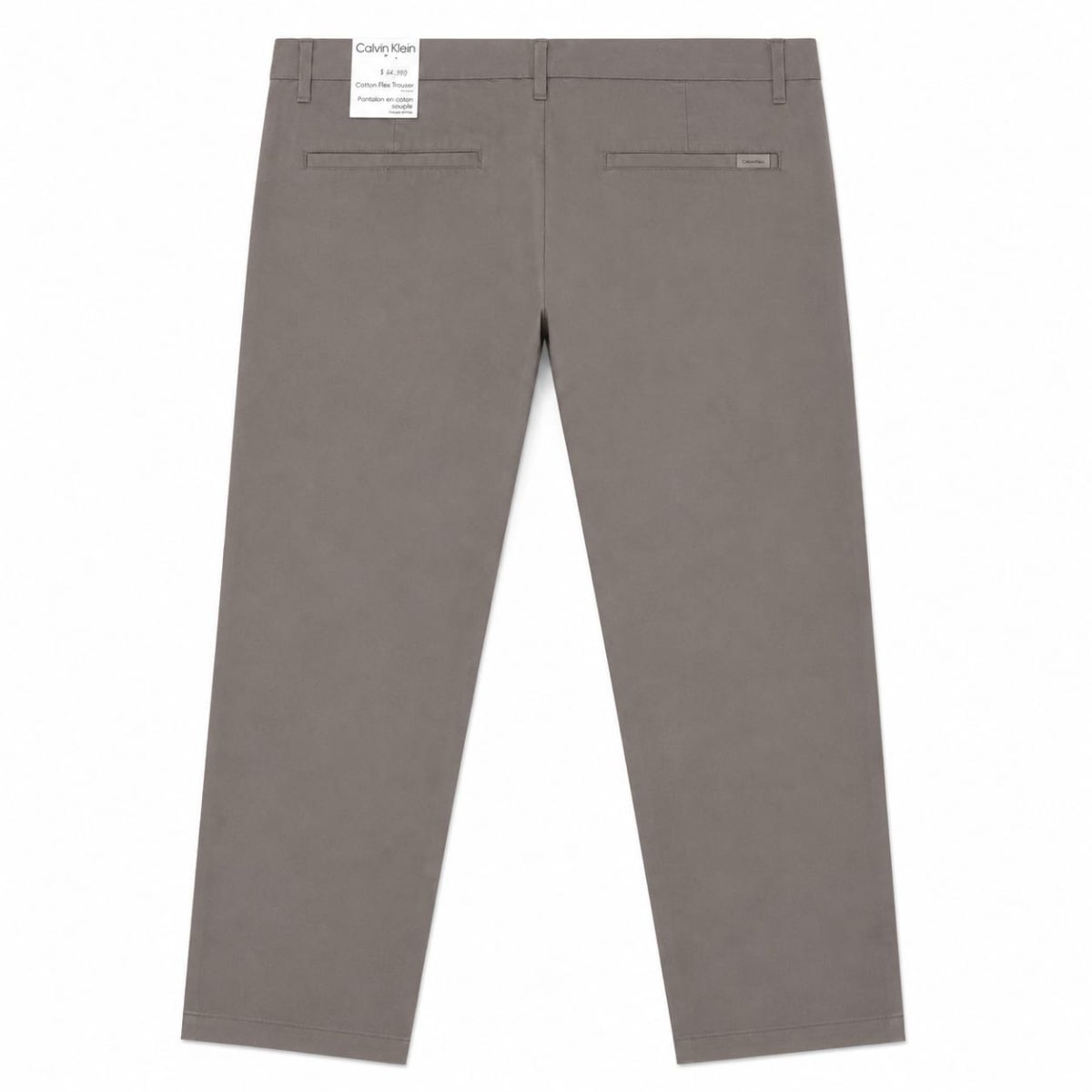 Pantalón Chino de Vestir Premium De Color Beige Oscuro - Imagen 2