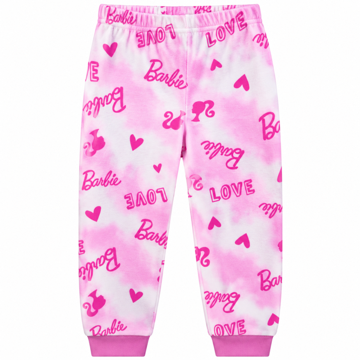 Set De Pijama Barbie De 4 Piezas Rosada Y Morado - Imagen 4