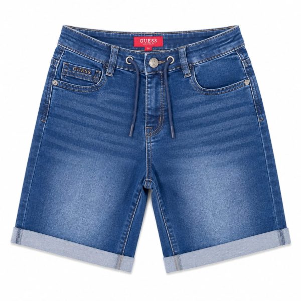 Short Mezclilla Cordón Ajustable