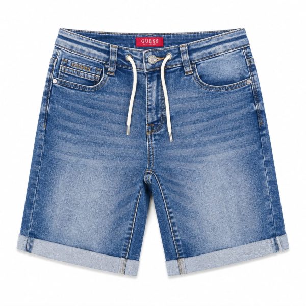 Short Mezclilla Cordón Ajustable
