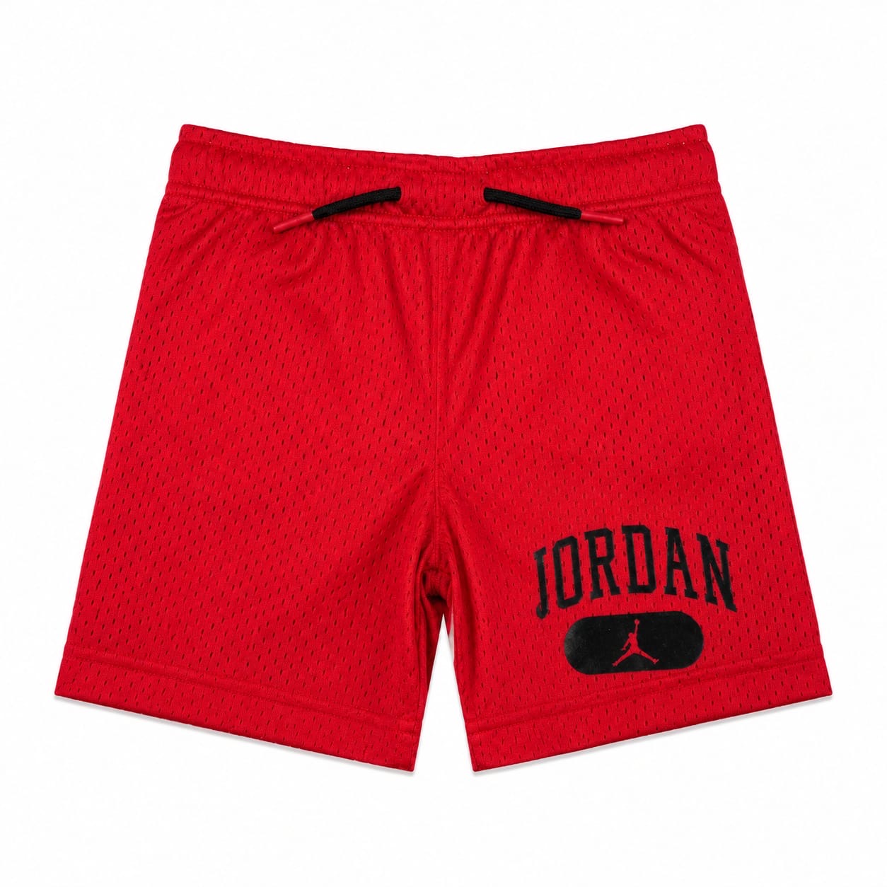 Short Jordan Deportivo Short Deportivo Rojo Logo Negro - Imagen 1