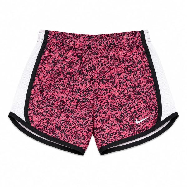 Short Deportivo Rosa Jaspeado detalles Negro-Blanco
