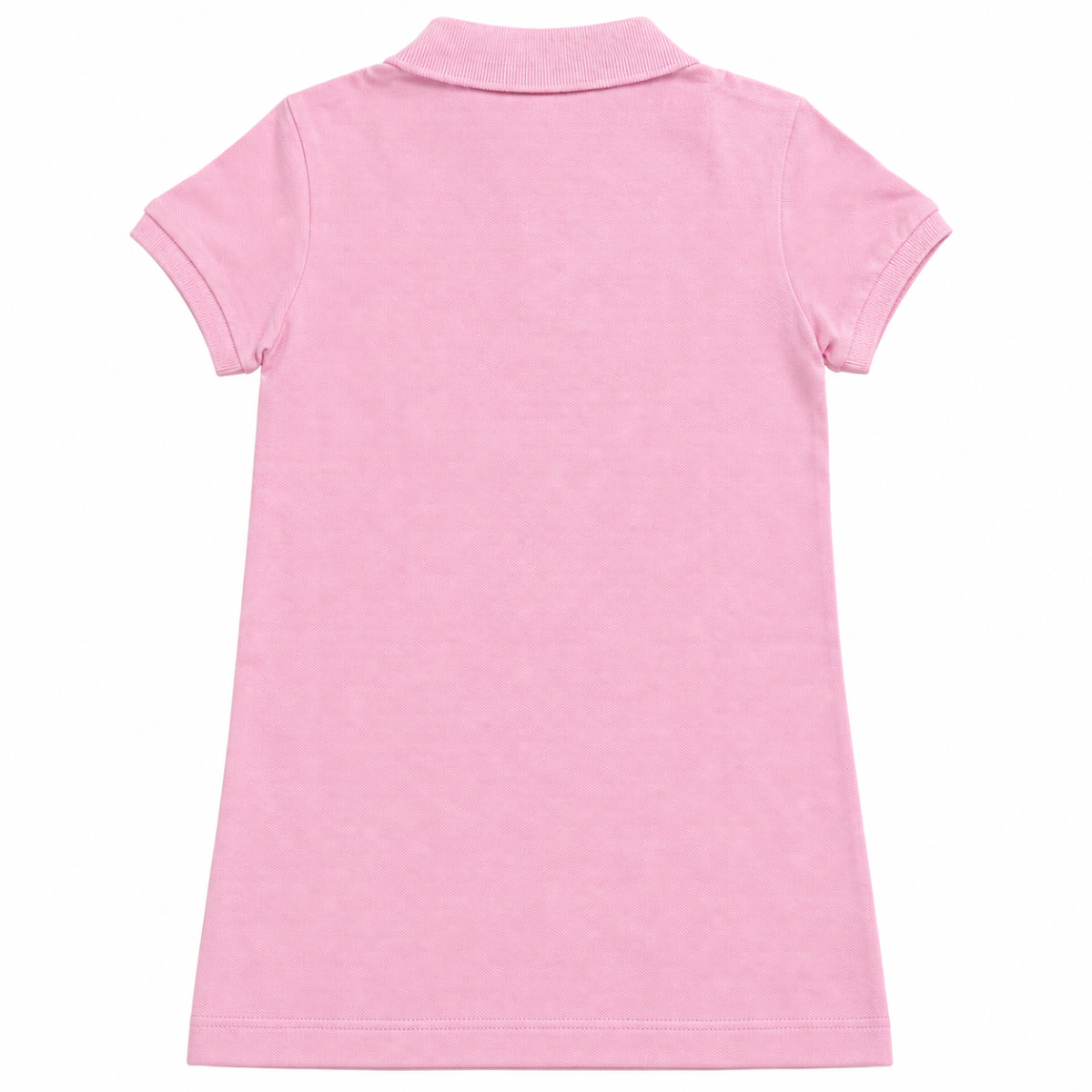 Vestido Infantil en Piqué Rosa - Imagen 2